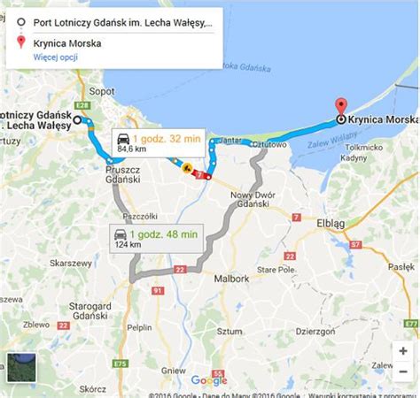 How to get from Krynica Morska to Elbląg by bus, taxi or car